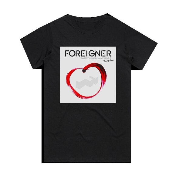 Foreigner I Want To Know What Love Is The Ballads Album Cover Shirt - Picture 1 of 3
